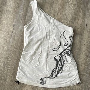 RARE Vintage Lululemon one shoulder top size 6